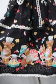 画像3: metamorphose / くまパティシエスカート  黒 Y-25-04-15-166-ME-SK-SZ-ZY (3)