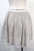 画像2: Candy Stripper /メッシュスカート  ライトグレー Y-25-04-15-177-PU-SK-SZ-ZY (2)