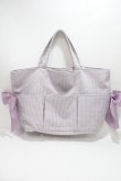 画像1: Maison de FLEUR / BAGうさぎさんと一緒トートバッグ  ラベンダー Y-25-04-15-017-LO-BG-SZ-ZY (1)