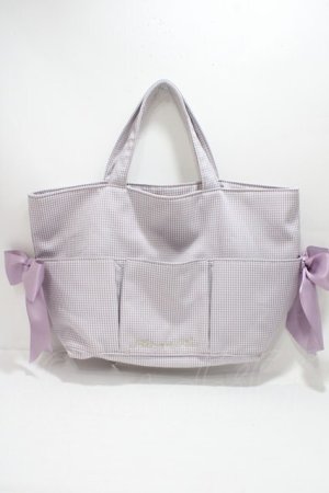画像: Maison de FLEUR / BAGうさぎさんと一緒トートバッグ  ラベンダー Y-25-04-15-017-LO-BG-SZ-ZY