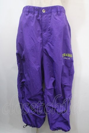 画像: TRAVAS TOKYO / Patch nylon adjuster pants/ワッペンナイロンアジャスターパンツ F パープル Y-25-04-15-194-PU-PA-SZ-ZY