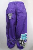 画像2: TRAVAS TOKYO / Patch nylon adjuster pants/ワッペンナイロンアジャスターパンツ F パープル Y-25-04-15-194-PU-PA-SZ-ZY (2)