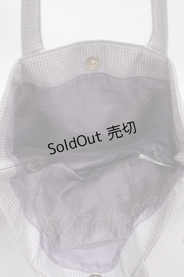 画像3: Maison de FLEUR / BAGうさぎさんと一緒トートバッグ  ラベンダー Y-25-04-15-017-LO-BG-SZ-ZT-K018 (3)