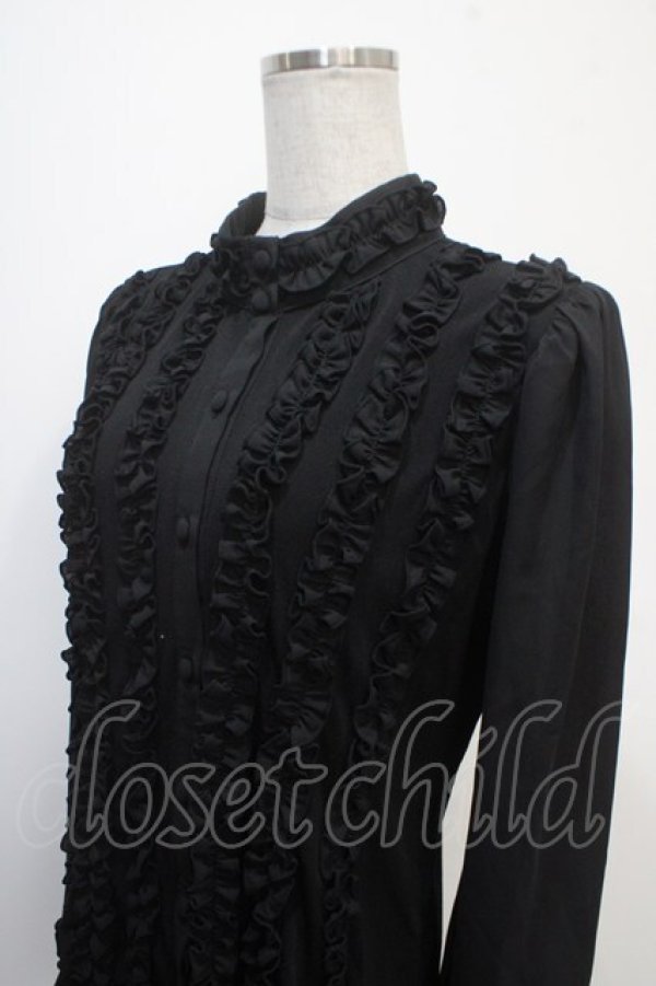 画像3: Qutie Frash / 大人パフスリーブブラウス  黒 Y-25-04-15-026-QU-BL-SZ-ZY (3)