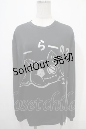 画像: NieR Clothing / プリント長袖Tシャツ XL 黒 Y-25-04-15-030-PU-TS-SZ-ZY