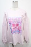 画像1: ACDC RAG / 偶像天使 ロンT  ピンク Y-25-04-15-031-PU-TO-SZ-ZY (1)