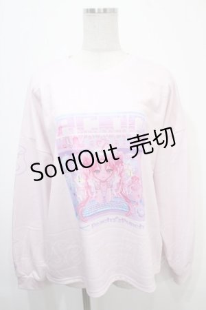 画像: ACDC RAG / 偶像天使 ロンT  ピンク Y-25-04-15-031-PU-TO-SZ-ZY