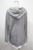 画像2: NieR Clothing / 総柄ZIPパーカー  白 Y-25-04-15-032-PU-TO-SZ-ZY (2)