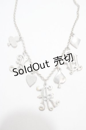 画像: Jane Marple / トランプモチーフネックレス  シルバー Y-25-04-17-001-JM-AC-SZ-ZY