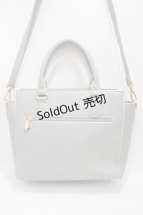 画像2: axes femme POETIQUE / ロココビジュー金具バッグ 230×325×100mm グリーン Y-25-04-17-060-AX-BG-SZ-ZY (2)