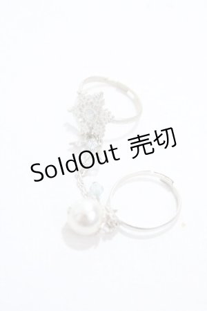 画像: axes femme / スノーフレークダブルリング  シルバー Y-25-04-17-008-AX-AC-SZ-ZY