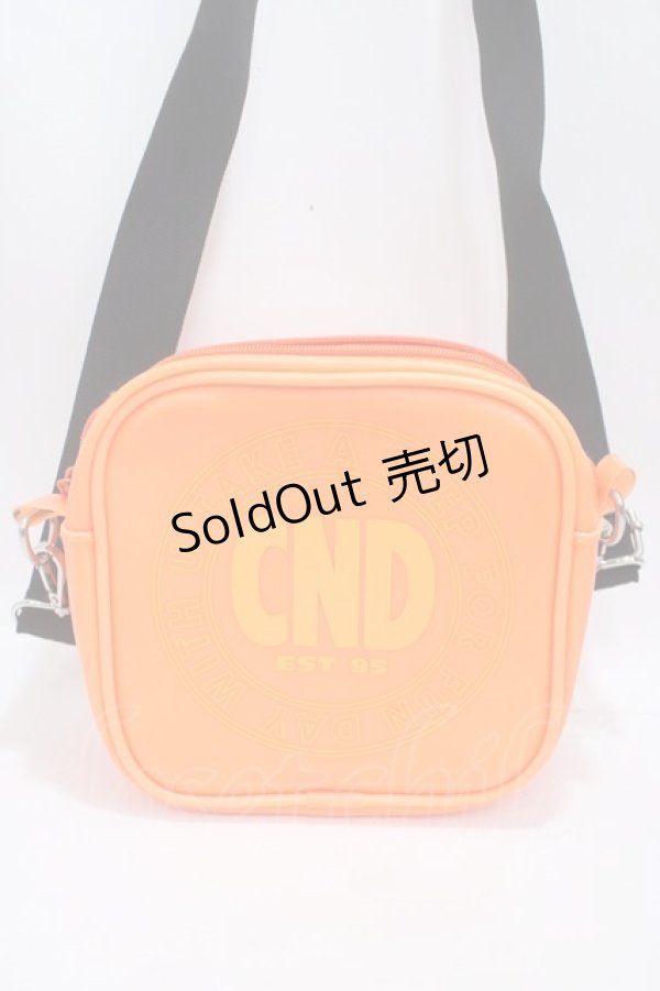 画像1: Candy Stripper / CND SQUARE SHOULDER BAG  オレンジ Y-25-04-17-064-PU-BG-SZ-ZY (1)