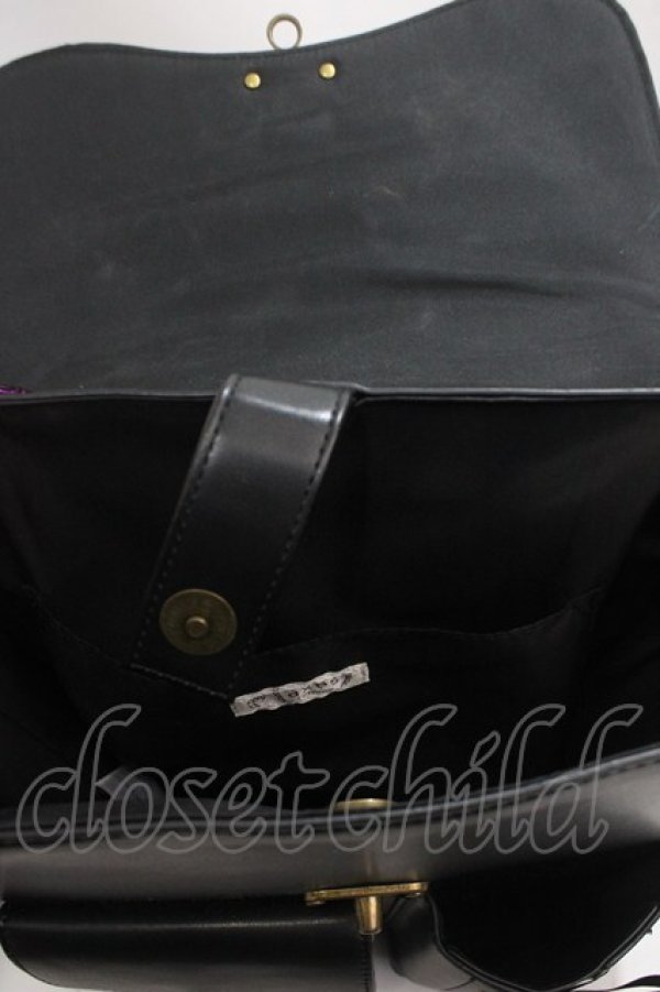 画像3: axes femme / デザインポケットサッチェル  黒 Y-25-04-17-067-AX-BG-SZ-ZY (3)