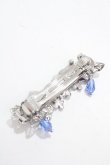 画像2: axes femme / 紫陽花モチーフバレッタ  シルバー Y-25-04-17-010-AX-AC-SZ-ZY (2)