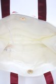 画像3: Maison de FLEUR / ガトーフレーズスクエアトートバッグ  アイボリー Y-25-04-17-076-LO-BG-SZ-ZY (3)