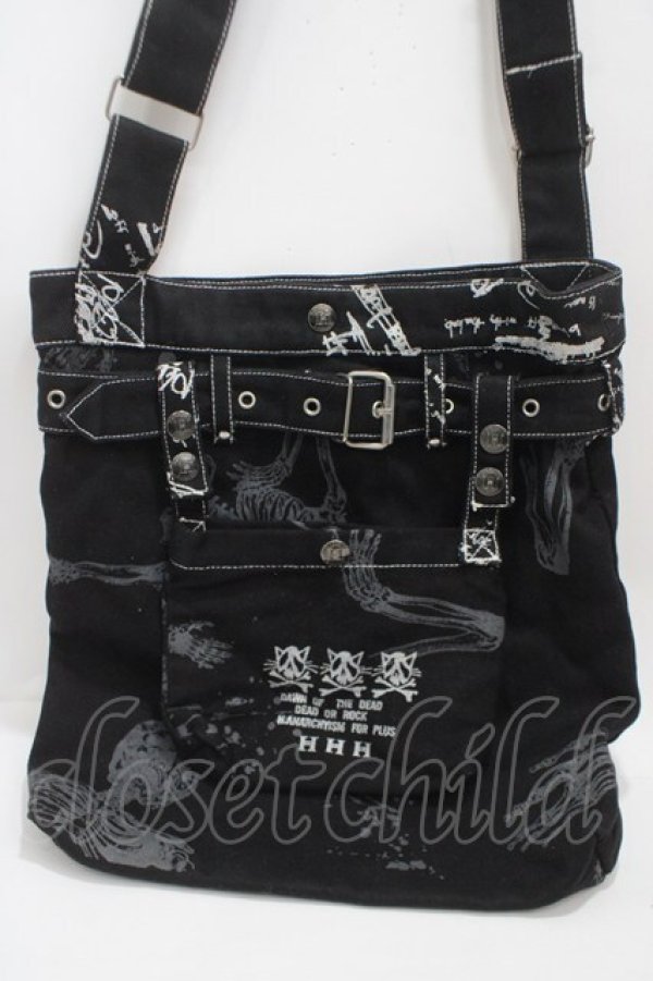 画像1: h.ANARCHY / ベルトバッグ  黒 Y-25-04-17-077-HN-BG-SZ-ZY (1)
