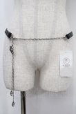 画像1: axes femme / 花モチーフチェーンベルト  シルバー Y-25-04-17-079-AX-ZA-SZ-ZY (1)
