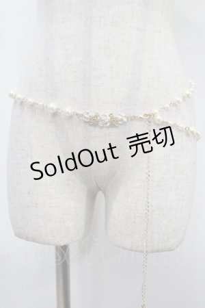 画像: axes femme / パールチェーンベルト  ゴールド Y-25-04-17-083-AX-ZA-SZ-ZY