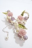 画像1: axes femme POETIQUE / ローズヘアークリップ  ゴールド Y-25-04-17-012-AX-AC-SZ-ZY (1)