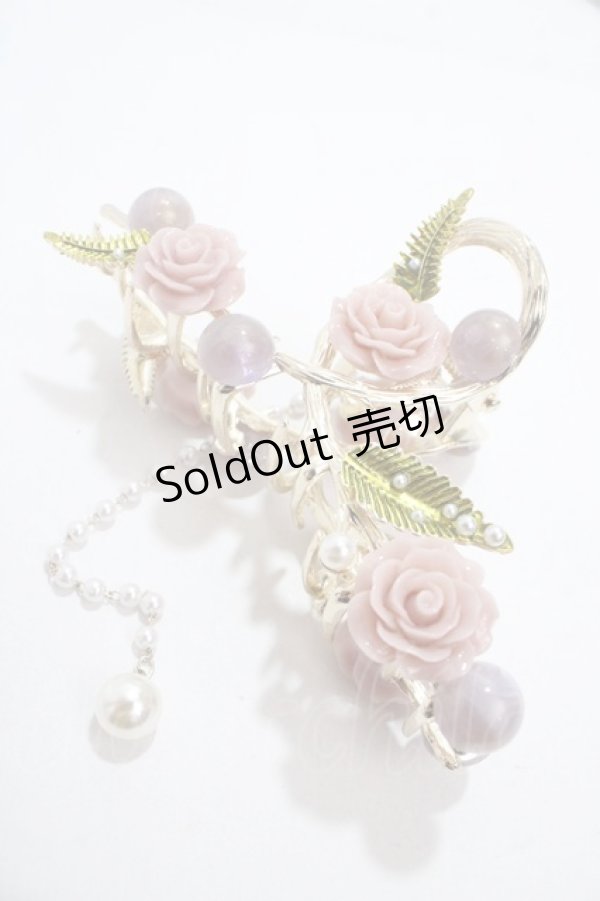 画像1: axes femme POETIQUE / ローズヘアークリップ  ゴールド Y-25-04-17-012-AX-AC-SZ-ZY (1)