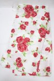 画像1: Jane Marple / English Rosesスカーフ  オフ×ローズ Y-25-04-17-093-JM-ZA-SZ-ZY (1)