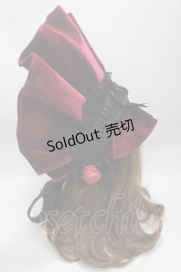 画像2: HoshibakoWorks / Rozen Maiden x HoshibakoWorks　真紅ボンネット  ベルベット Y-25-04-17-097-LO-AC-SZ-ZY (2)