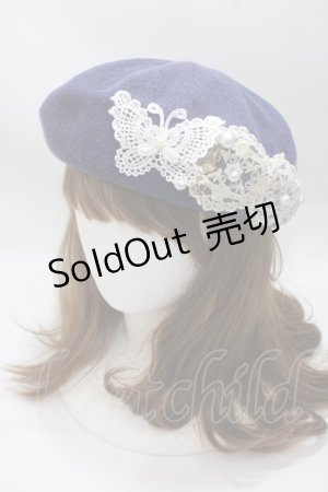 画像: axes femme / サマーベレー 57cm 紺 Y-25-04-17-103-AX-AC-SZ-ZY