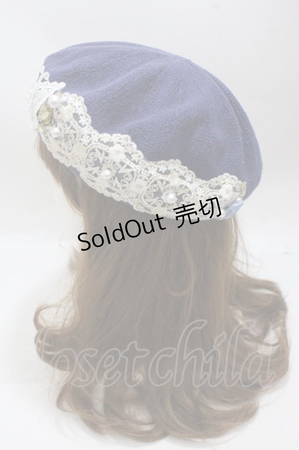 画像2: axes femme / サマーベレー 57cm 紺 Y-25-04-17-103-AX-AC-SZ-ZY (2)