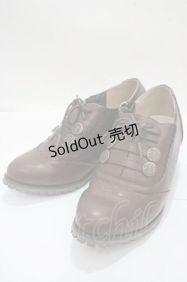 画像1: axes femme / ナポレオンブーティー S 茶 Y-25-04-17-111-AX-SH-SZ-ZY (1)