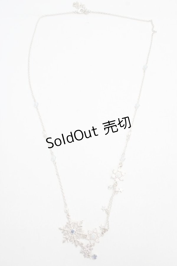 画像2: axes femme / スノーフレークネックレス  シルバー Y-25-04-17-016-AX-AC-SZ-ZY (2)