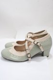 画像2: axes femme / クロスストラップパンプス L ミント Y-25-04-17-115-AX-SH-SZ-ZY (2)