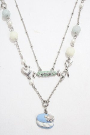 画像: axes femme / フェミニンスイーツネックレス  シルバー Y-25-04-17-017-AX-AC-SZ-ZY