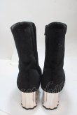 画像3: axes femme POETIQUE / 天体モチーフ刺繍ベロアブーツ  黒 Y-25-04-17-118-AX-SH-SZ-ZY (3)