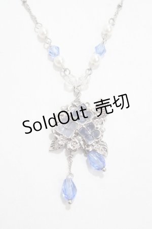 画像: axes femme / 紫陽花モチーフネックレス  シルバー Y-25-04-17-018-AX-AC-SZ-ZY