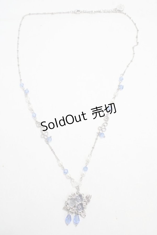 画像2: axes femme / 紫陽花モチーフネックレス  シルバー Y-25-04-17-018-AX-AC-SZ-ZY (2)