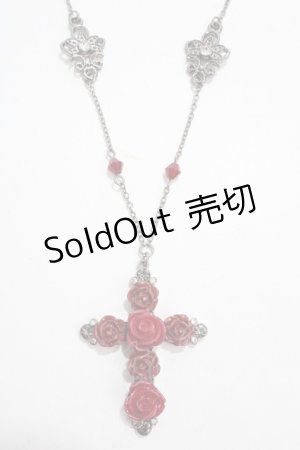 画像: axes femme / ローズロザリオネックレス  アンティークシルバー Y-25-04-17-019-AX-AC-SZ-ZY
