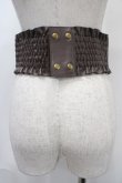 画像2: axes femme / レースアップコルセットベルト  茶 Y-25-04-17-025-AX-ZA-SZ-ZY (2)