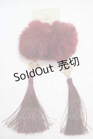画像: axes femme POETIQUE / チャイナヘアークリップセット  ワイン Y-25-04-17-027-AX-AC-SZ-ZY