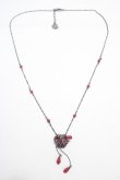 画像2: axes femme / 彼岸花モチーフネックレス  アンティークシルバー Y-25-04-17-005-AX-AC-SZ-ZY (2)