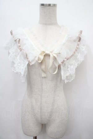 画像: axes femme / マルチＷＡＹレース付け襟  キナリ Y-25-04-17-058-AX-ZA-SZ-ZY