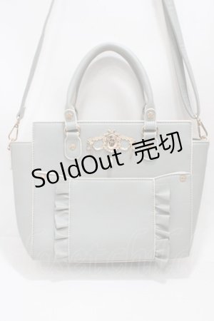 画像: axes femme POETIQUE / ロココビジュー金具バッグ 230×325×100mm グリーン Y-25-04-17-060-AX-BG-SZ-ZY