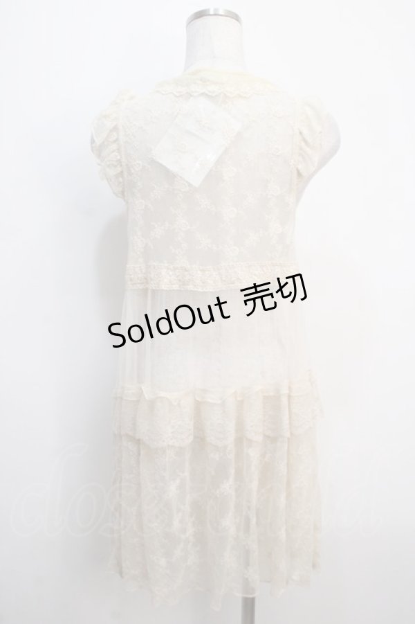 画像2: axes femme / フェミニンレースジレ M 生成り Y-25-04-20-066-AX-TO-SZ-ZY (2)