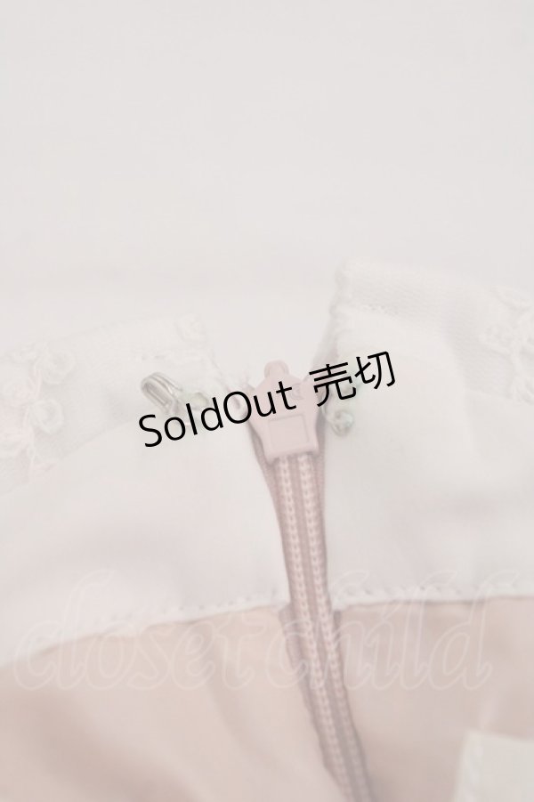 画像4: evelyn / ビジューレース襟ワンピース  ピンク Y-25-04-20-081-LO-OP-SZ-ZY (4)