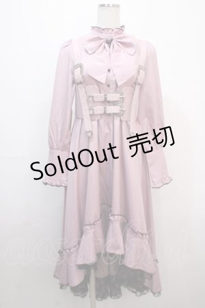 画像: ManonMimie / Fish-tail Harness Goth ワンピース F ピンク Y-25-04-20-083-LO-OP-SZ-ZY