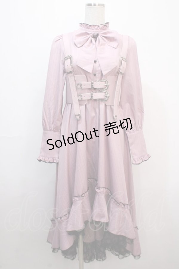 画像1: ManonMimie / Fish-tail Harness Goth ワンピース F ピンク Y-25-04-20-083-LO-OP-SZ-ZY (1)