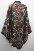 画像4: Ozz oneste / リバーシブル着物羽織  黒 Y-25-04-20-093-OO-JA-SZ-ZY (4)
