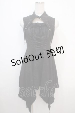 画像: Hoshibako Works / Rozen Maiden x HoshibakoWorks　水銀燈ジャンパースカート  ジャガード×ブラック Y-25-04-20-107-LO-OP-SZ-ZY