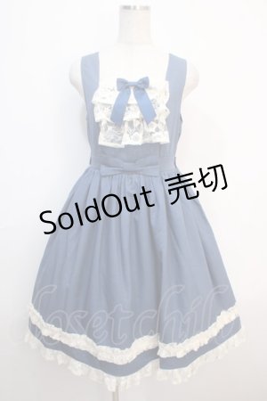 画像: axes femme kawaii / オリビアジャンパースカート  ブルー Y-25-04-20-112-AX-OP-SZ-ZY