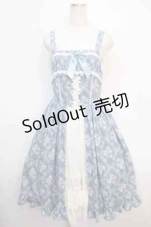 画像: axes femme kawaii / クラシックローズジャンスカ  ブルー Y-25-04-20-117-AX-OP-SZ-ZY