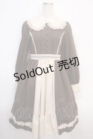 画像: axes femme kawaii / 童話の小公女ワンピース  ブラウン Y-25-04-20-119-AX-OP-SZ-ZI